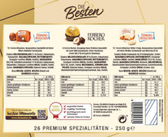 Ferrero The Best Nut Edition – Schokoladengeschenk für Sie und Ihn mit 3 Premium-Sorten