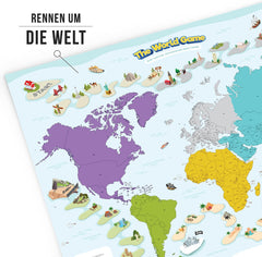 Weltspiel – Lustiges Geographie-Brettspiel – Welt-Lernspiel für Kinder und Erwachsene – Coole Geschenkidee für Teenager – Deutsch