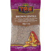 TRS - Linte brună întreagă - (1 x 500g)
