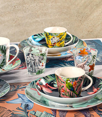 Servizio Tavola 18 Pezzi Exotic In Porcellana