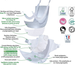 Love & Green, Windeln für Kinder, hypoallergene Windeln für Mutter und Kind Naty Shop