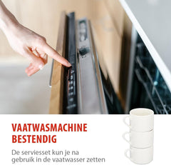 Alpina Geschirrset für 4 Personen zum Frühstück Geschirrsets Naty Shop