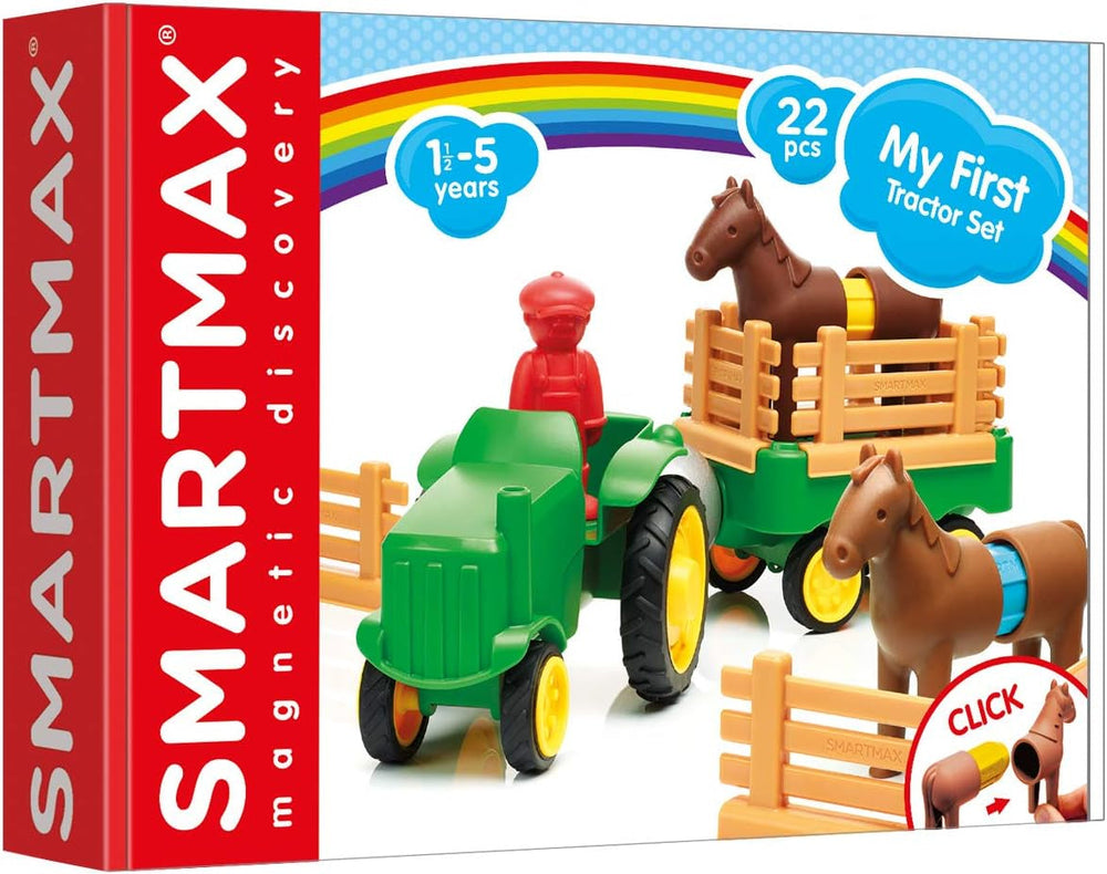 - My First Tractor Set, Construction Toy, 22 Pieces, 1 1/2-5 Years