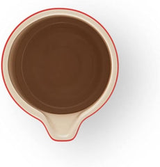 Cană de lapte din gresie Le Creuset, 150 ml, roșu cireș, 91051700060099