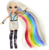 Rainbow High Haarstudio - Spielset mit exklusiver Amaya Raine Puppe mit langem Haar zum Stylen - inkl. auswaschbarer Haarkreide, Haarbürste, Accessoires - Geschenk für Kinder ab 6 Jahren