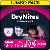 Chiloți de pijama DryNites pentru fete 3-5 ani, 1 pachet (1 x 16 bucăți)