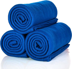 ALCLEAR 3 Stück Öko-Tex-Fleecedecken, Farbe: Anthrazit, große Größe 130 x 160 cm, über 200 g/m2, Sofadecke, Sofadecke, Decke, Wohnzimmerdecke, Picknickdecke, Sofaüberwurf, Decke, Betten und Decken. Besuchen Sie den ALCLEAR-Store. Marineblau, 3 Stück, 130 x 160 cm