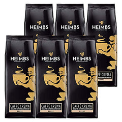 Caffè Crema pentru aparate de cafea complet automate, boabe întregi de 250 g, pachet de 6