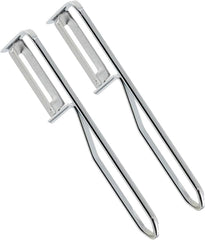 Peeler universal Fackelmann, lamă din oțel inoxidabil Peeler Naty Shop Peeler economic Set 2 bucati