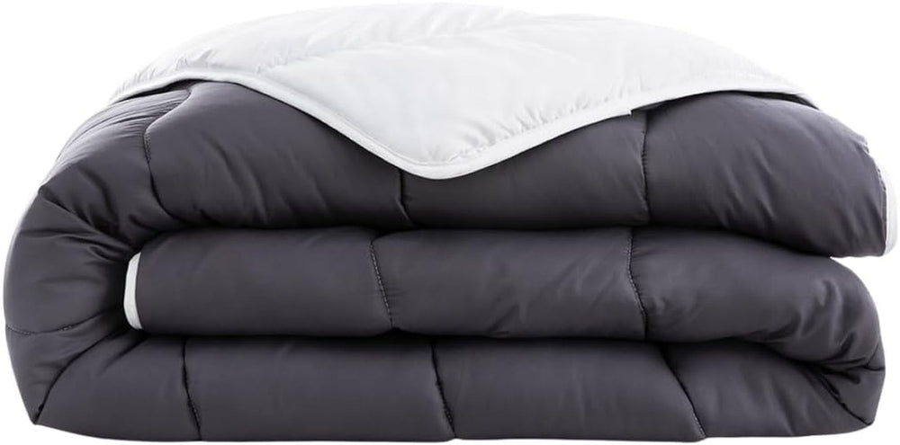 Abeil Steppdecke, zweifarbig, 220 x 240 cm, weiße und graue Steppdecken und Steppdecken Naty Shop Standardtitel