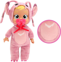 CRY Babies Tiny Cuddles Disney Angel, Babypuppe Inspiriert von Angel von Disney Lilo&Stitch, mit 3 Accessoires, Pflegen und Umsorgen, sie weint echte Tränen, Kinder ab 18 Monaten