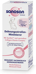 Sanosan Stretch Mark Minimizer, klinisch getestet – reduziert nachweislich Dehnungsstreifen nach der Schwangerschaft, ohne Paraffinöl, Farbstoffe, Silikone, 75 ml Kosmetik und Schönheit Naty Shop 1 Stück