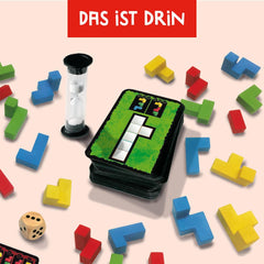 Kosmos 683160 Ubongo 3-D Family, beliebtes 3D-Action- und Puzzlespiel für die ganze Familie, klassisches logisches Denkbrett und Partyspiel für 1–4 Spieler