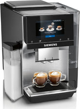 Espressor automat integral Siemens EQ700, ecran TFT color mare, 36 de băuturi calde și reci, cold brew, funcție 2 căni, control prin aplicație, sistem automat de curățare, oțel inoxidabil negru, TQ717D03