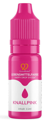 Colorant alimentar roz Goodbake (11 ml) – Colorant alimentar intens – Culoare foarte concentrată – Pentru colorarea prăjiturilor, fondantului, cremei de unt, băuturilor, slime-ului și multor altor obiecte. 100% vegan