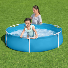 Piscină Bestway My First Frame Ø 152 x 38 cm, albastră, rotundă