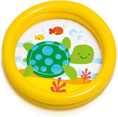 Intex 59409NP - Piscină gonflabilă pentru bebeluși cu imprimeu animal, 1 bucată, vinil, multicoloră, 61x15 cm