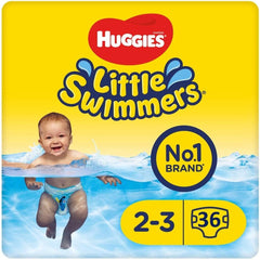 Huggies Little Swimmers Einweg-Schwimmwindeln Größe 2–3 – 36 Hosen Total Mom & Baby Naty Shop