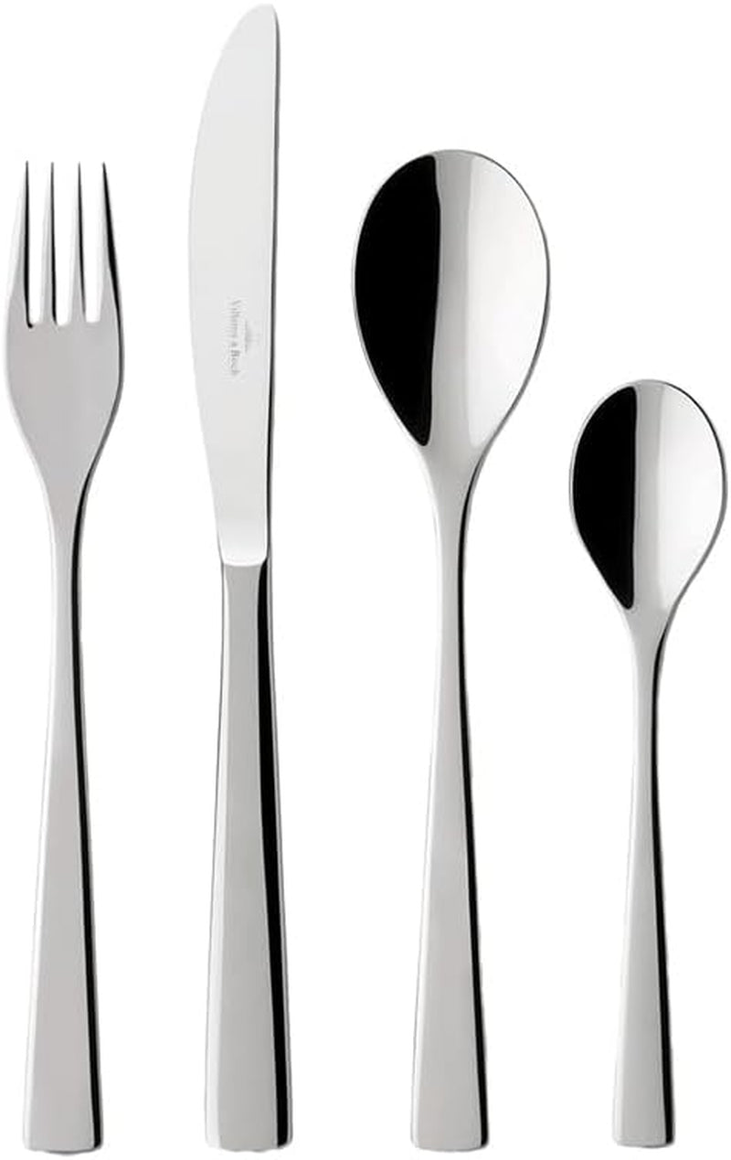 Villeroy And Boch Set de tacâmuri Modern Line pentru până la 6 persoane, 24 piese, oțel inoxidabil Bucatarie Naty Shop