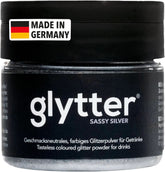 Glitzerpulver für Getränke (Silber) – Essbarer Glitzer für Getränke, 10 Gramm Glitter Naty Shop