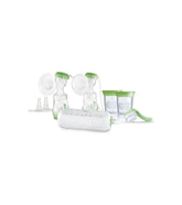 MAM – Elektrische Doppel-Milchpumpe – 2-in-1-Milchpumpe mit 9 Intensitätsstufen und 3 Stunden Akkulaufzeit – 2 Easy Start Anti-Colic Flaschen & 2 Vorratsdosen Inklusive – Grün Zubehör Essen und Stillen Baby Naty Shop