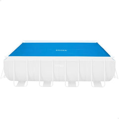 Husă solară Intex pentru saltea dreptunghiulară Ultra Frame 488 x 244 cm, grosime 160 microni, dimensiuni fabricate: 476 x 234 cm, 28029 Albastră