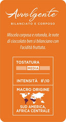 Caffè Mauro Torrefazione Kaffeekapseln Espresso Avvolgente, Intensität 8/10-144 Kapseln Kompatibel mit Kaffeemaschinen der Marke Lavazza* A Modo Mio*, 144 Stück, Hergestellt in Italien