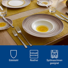 Set de tacâmuri Villeroy & Boch Blacksmith pentru până la 6 persoane, 24 de piese, oțel inoxidabil