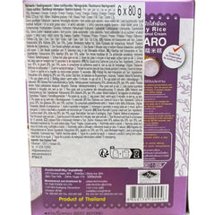 - Klebreis mit Kokosnuss und Taro - (6 x 80 g)