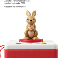 Sound figure - jucărie muzicală de pluș - muzică, cântece și sunete - jucărie, conținut educațional, versiune italiană, băieți și fete 0-2 ani Jucarii Bebe Naty Shop