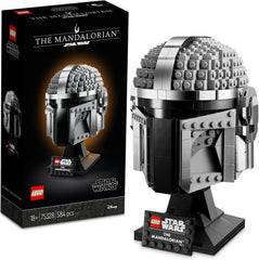 LEGO Star Wars Mandalorianer Helm Modell, Sammlerstück Zimmer-Deko und EIN tolles Geschenk für Erwachsene, Bausatz, Männer, Frauen, Mama, Papa, Sammler-Geschenkidee 75328