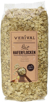 Verival Haferflocken – Bio, Packung mit 6 x 500 Gramm Cereale Naty Shop