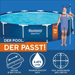 Piscină de 3,66 m x 76 cm