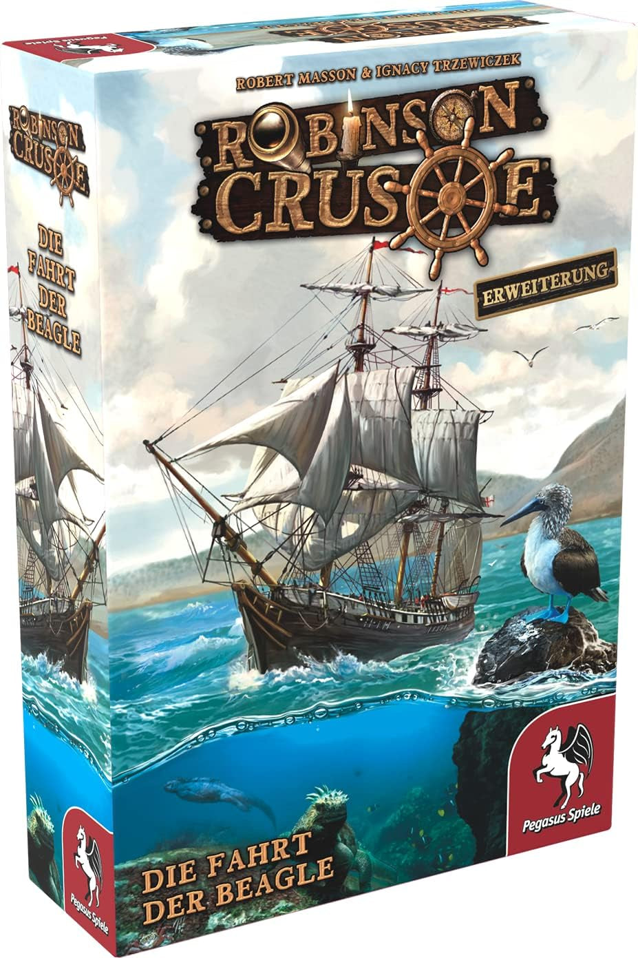 Pegasus Spiele 51946G - Robinson Crusoe Voyage of the Beagle (Erweiterung), Medium