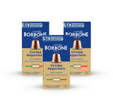 Caffè Borbone Crema Superiore - 90 Kaffeekapseln - reichhaltig und cremig - Kompatibel mit Nespresso®* Haushalts-Espressomaschinen