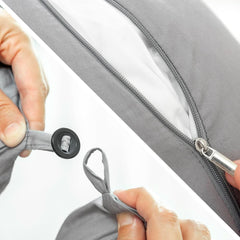 Innovagoods – Multifunktionales Stillkissen, ergonomisches Design für die Entspannung von Mutter und Kind, verstellbar für verschiedene Positionen, waschbar, farbig, Polycotton-Zubehör, Lebensmittel und Stillen, Baby Naty Shop