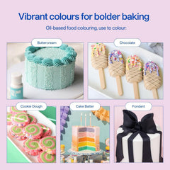 Colorant alimentar pe bază de ulei Colour Mill Blend, culoare bleumarin - Colorant alimentar pentru ciocolată, fondant, brioșe, prăjituri, copt, macaroane - Colorant alimentar pentru decorarea torturilor - 100 ml