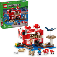 LEGO Minecraft The Mushroom Cow House, Videospiel, Bauspielzeug, Mushroom Land-Modell mit Minifiguren, Steve und anderen Charakteren, Spielset für Jungen und Mädchen ab 8 Jahren, 21270 Bausets. Besuchen Sie den LEGO-Store. Standardtitel