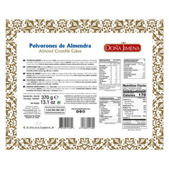 – Polvorones Excellence, Calitate superioară, Dulciuri tipice de Crăciun, Rețetă artizanală, 370 g
