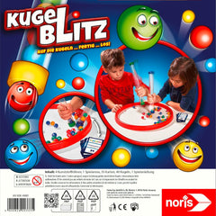 Noris 606064480 Kugelblitz, das blitzschnelle Actionspiel mit Lerneffekt in verschiedenen Spielvarianten, ab 4 Jahren