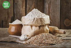 Făină de hrișcă organică Wholefood Earth 1kg | Crudă | Fără OMG | Vegană | Certificată organic