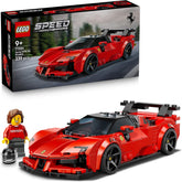 LEGO Speed Champions Ferrari SF90 XX Stradale Sportwagen - Modellbau mit sammelbarer Fahrer Minifigur - Geburtstagsgeschenkidee für Jungen ab 9 Jahren oder Geschenk zum Vatertag - 77254