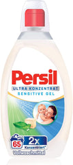 Persil Ultra Concentrate Sensitive Gel (130 Waschgänge), Flüssigwaschmittel für Allergien und Babys in einer kleineren Flasche für weniger Plastik, Entfernt hartnäckige Flecken, Dermatologisch getestete Waschmittel von Naty Shop