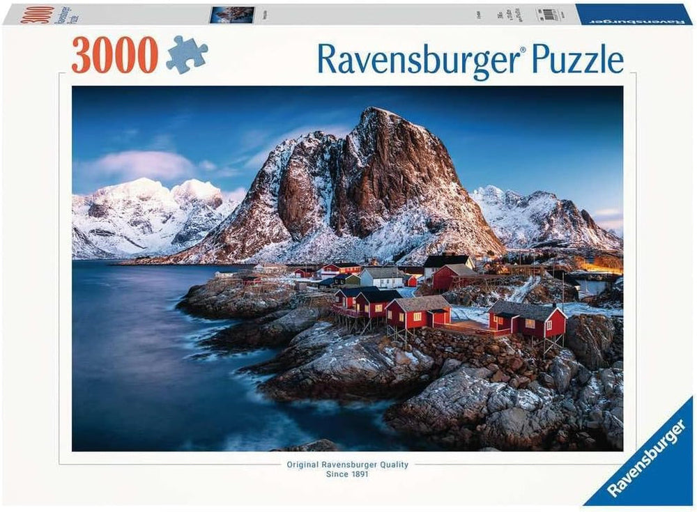 Ravensburger Puzzle 17081 – Hamnoy, Lofoten – 3000 Teile Puzzle für Erwachsene und Kinder ab 14 Jahren, Norwegen Landschaftspuzzle Puzzle Naty Shop Hamnoy, Lofoten