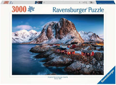 Ravensburger Puzzle 17081 – Hamnoy, Lofoten – 3000 Teile Puzzle für Erwachsene und Kinder ab 14 Jahren, Norwegen Landschaftspuzzle Puzzle Naty Shop Hamnoy, Lofoten