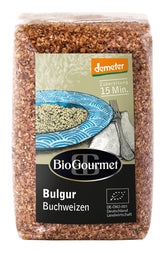 BioGourmet Buchweizengrütze – aus eigener Produktion (biodynamisch, duftend und leicht, schnell zubereitet), 500 g