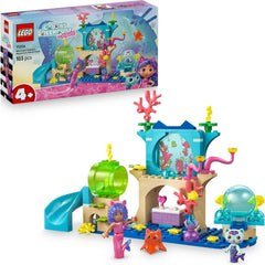 LEGO Gabby's Dollhouse Mermaid Gabby's Aquarium Adventure Toy - incl. a Gabby Mini Doll & Mercat Figure, Plus Fun Accessories - Gift for 4+ Year Old Girls & Movie Fans - 11204