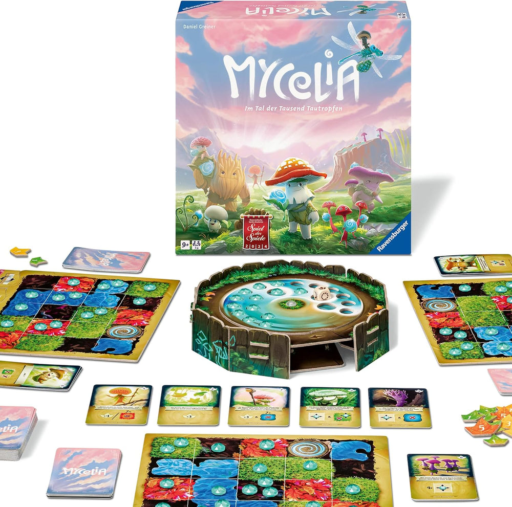 Ravensburger 27489 – Mycelia – Familien-Deckbauspiel, Brettspiel für Erwachsene und Kinder ab 9 Jahren – einfaches Strategiespiel für 1–4 Spieler
