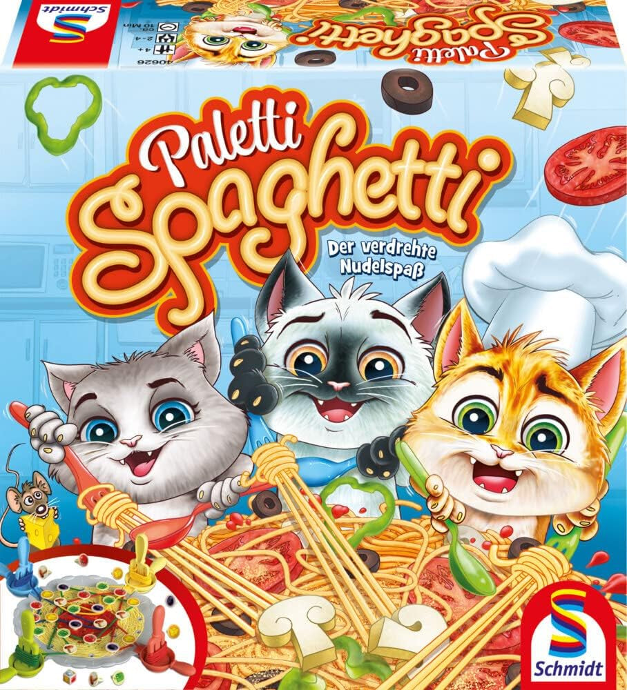 Schmidt Spiele 40626 Paletti Spaghetti, Actionspiel für Kinder und Erwachsene