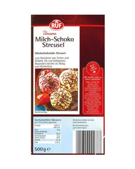 RUF Vermicelli Milchschokolade, 500 Gramm, glutenfreie Streusel Naty Shop